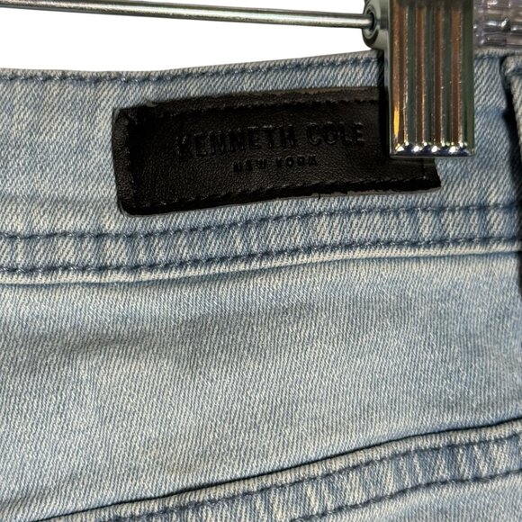 Kenneth Cole Mens Light Wash Denim Jeans Size 32 Straight Leg - Picture 8 of 11